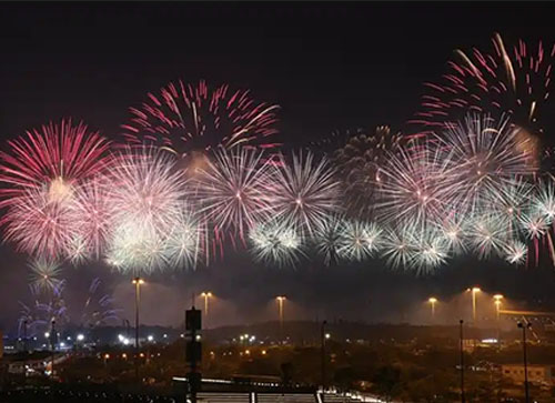 兴化市焰火晚会